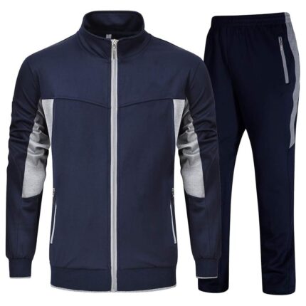 Men’s 2 Piece Tracksuits Set for Jogging and Running