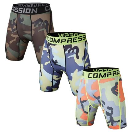 Men’s Performance Compression Shorts Athletic Workout Running Underwear