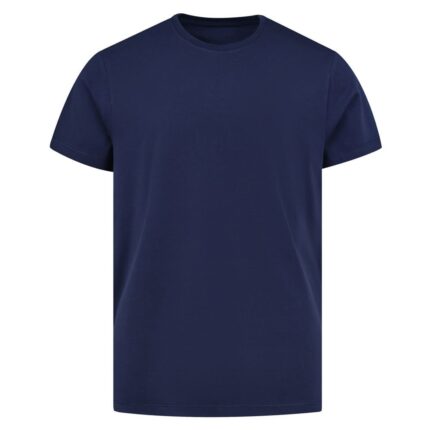 Navy Plain Crew Neck Supima T-Shirt