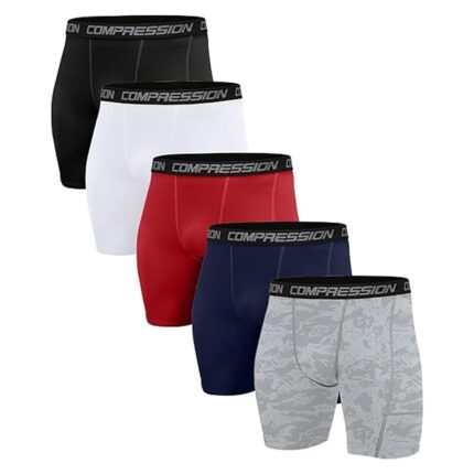 Men’s Performance Compression Shorts Athletic Workout Running Underwear
